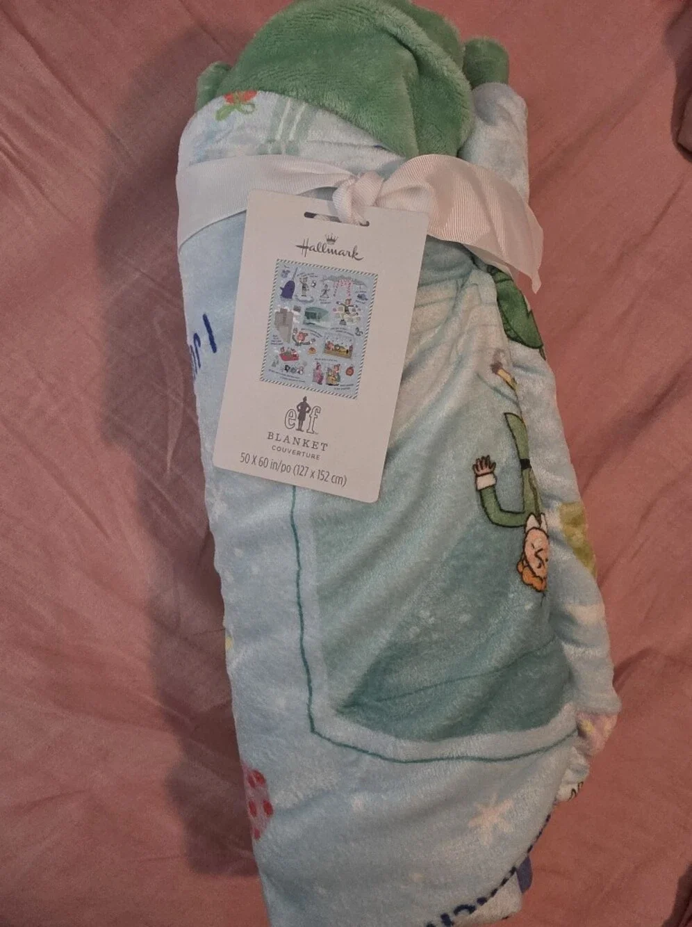 Hallmark Elf Blanket Nwt